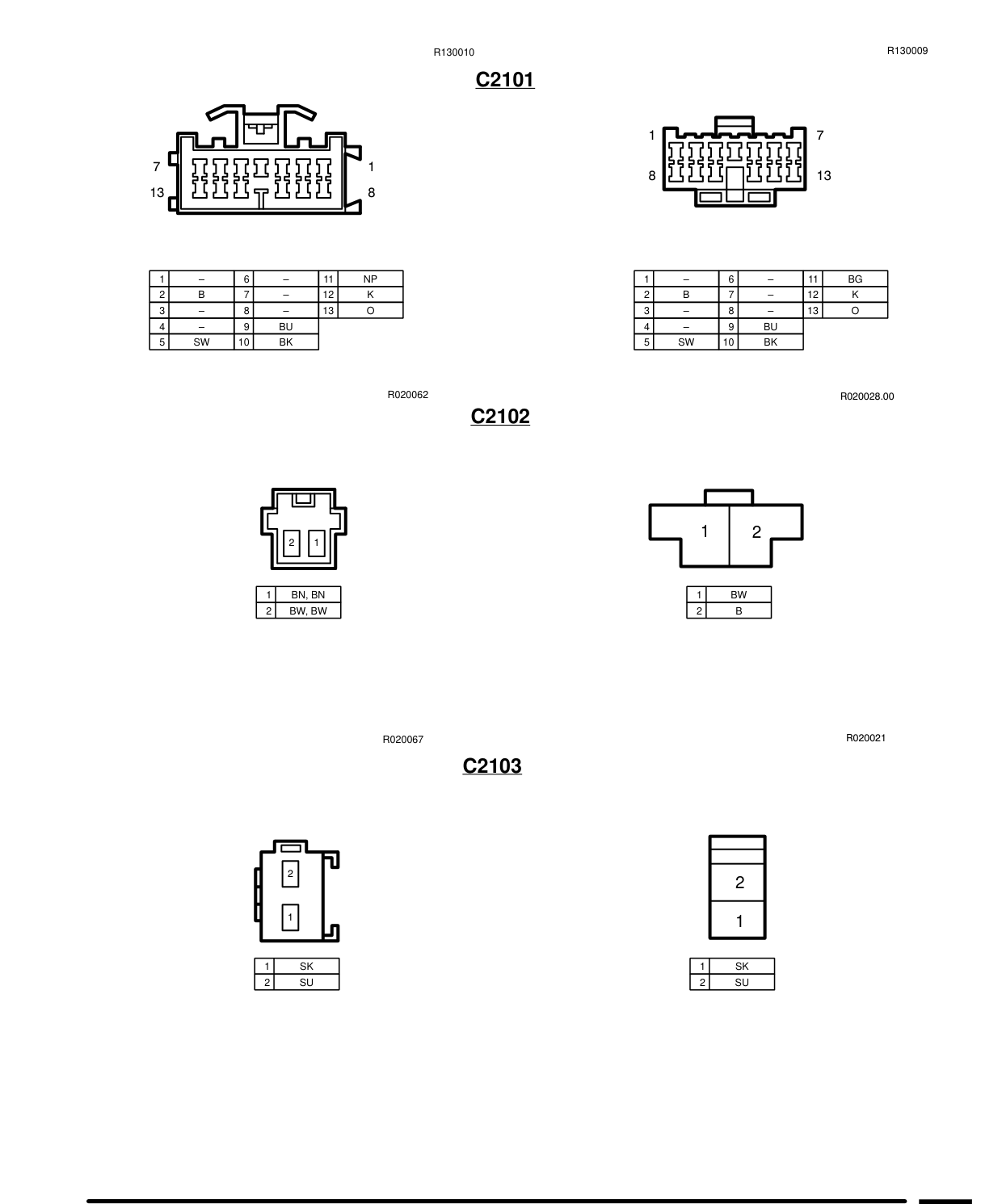 Connector Views – Circuit Diagram