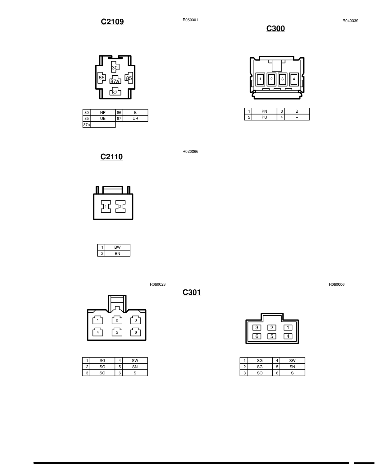 Connector Views – Circuit Diagram
