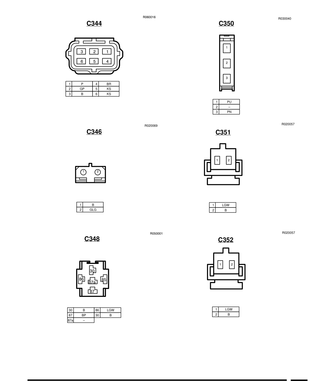 Connector Views – Circuit Diagram