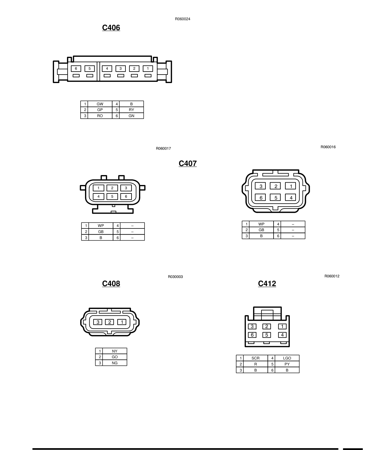 Connector Views – Circuit Diagram