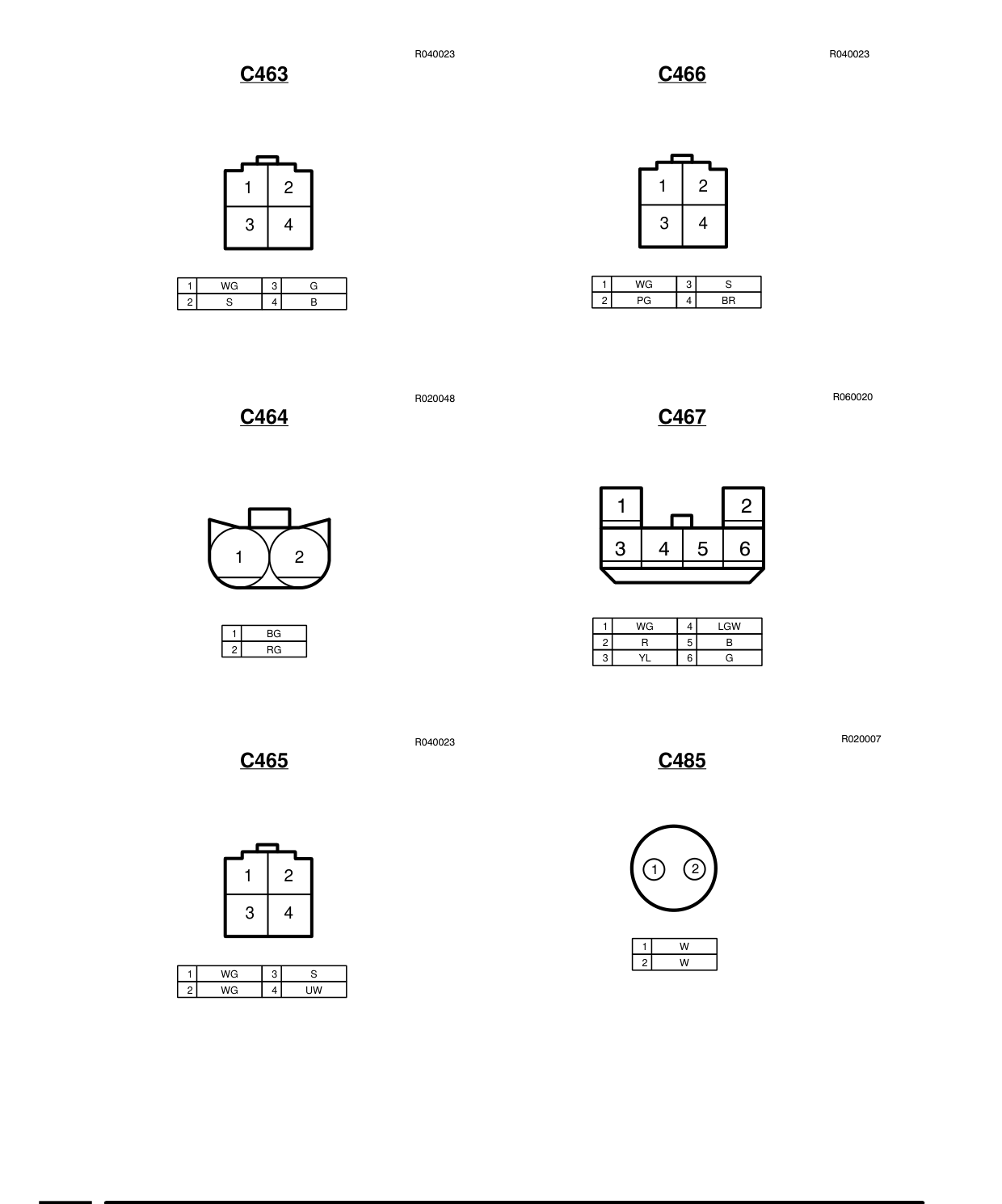 Connector Views – Circuit Diagram