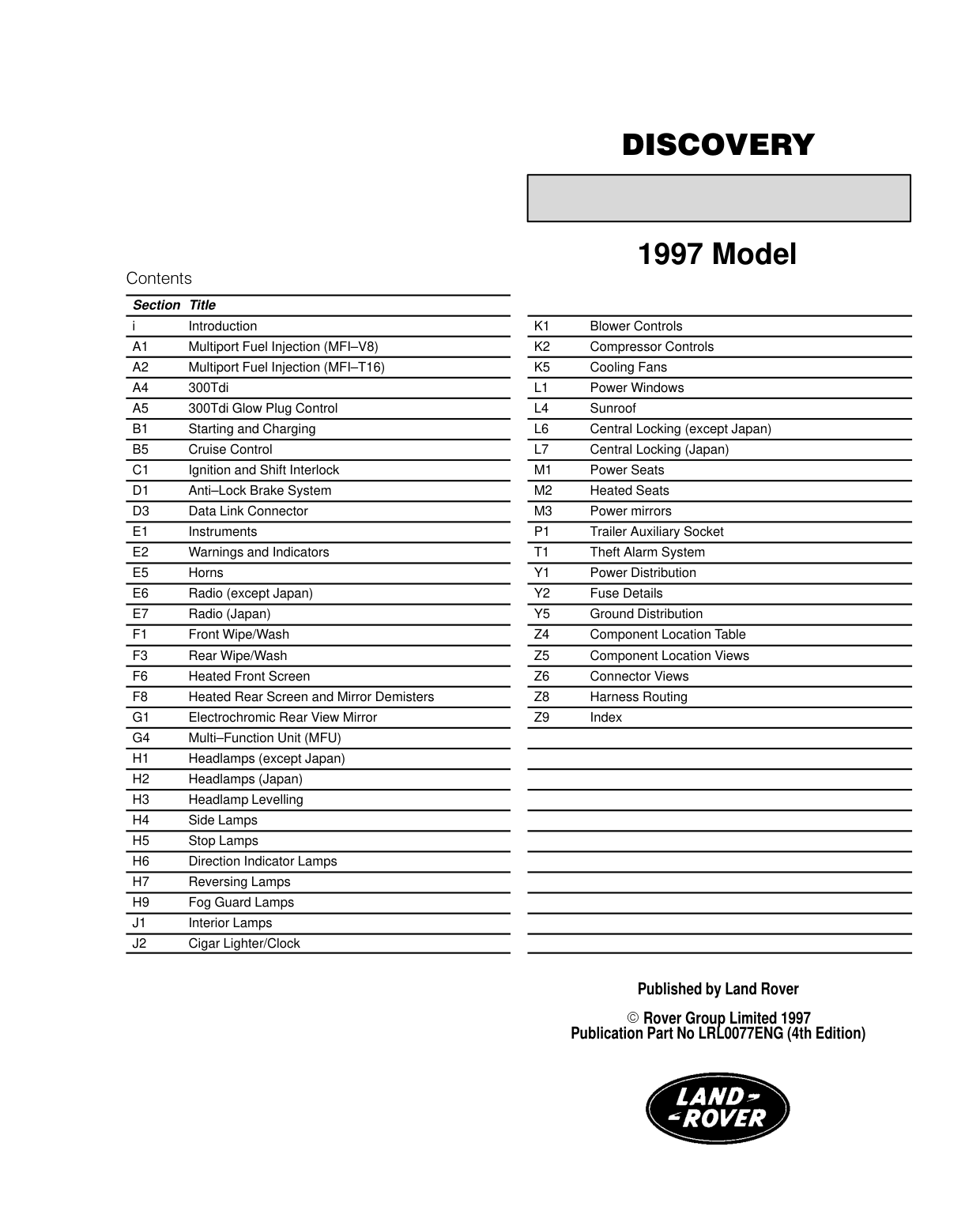 Introduction – Electrical Troubleshooting Manual