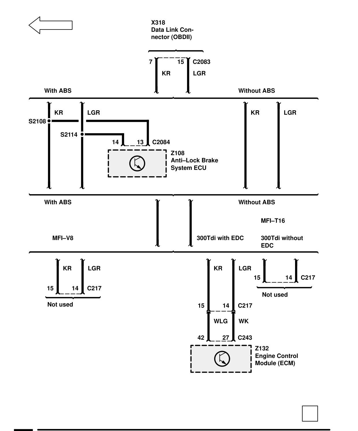 Data Link Connector – Circuit Diagram