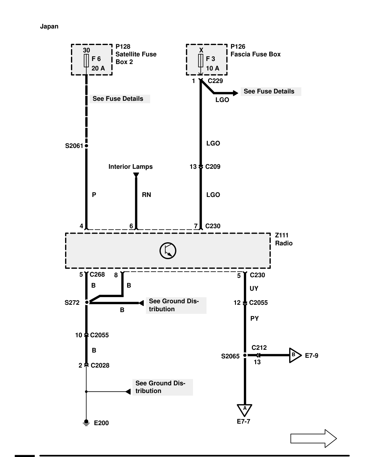 Radio (Japan) – Circuit Diagram
