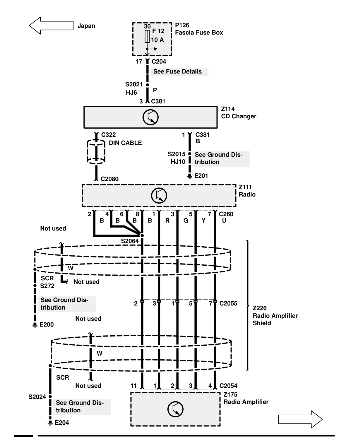 Radio (Japan) – Circuit Diagram