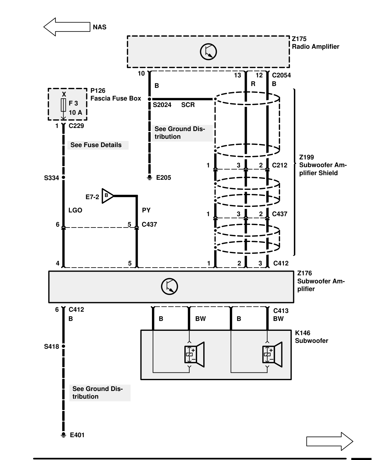 Radio (Nas) – Circuit Diagram Rev: 06/97