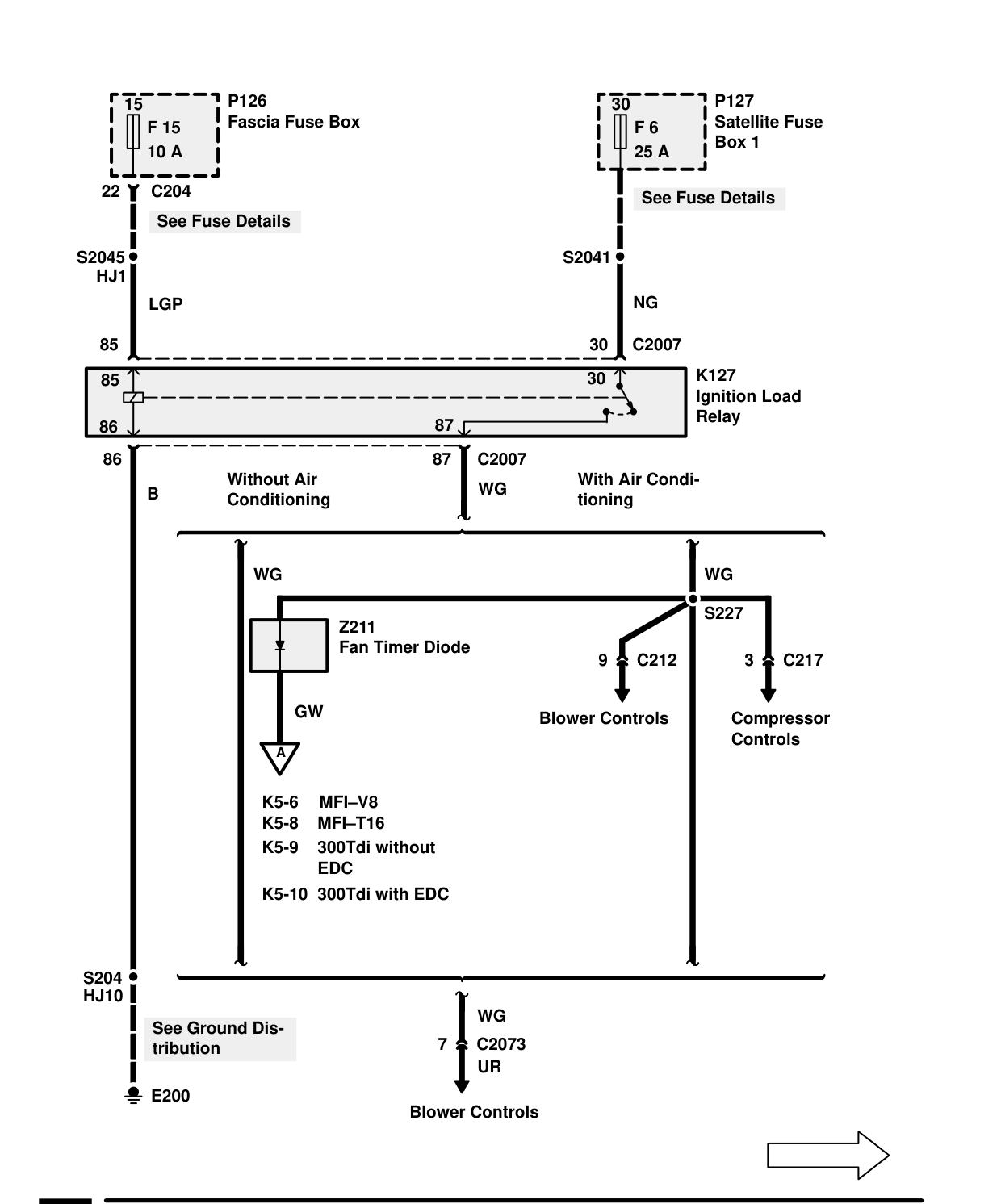 Cooling Fans – Circuit Diagram