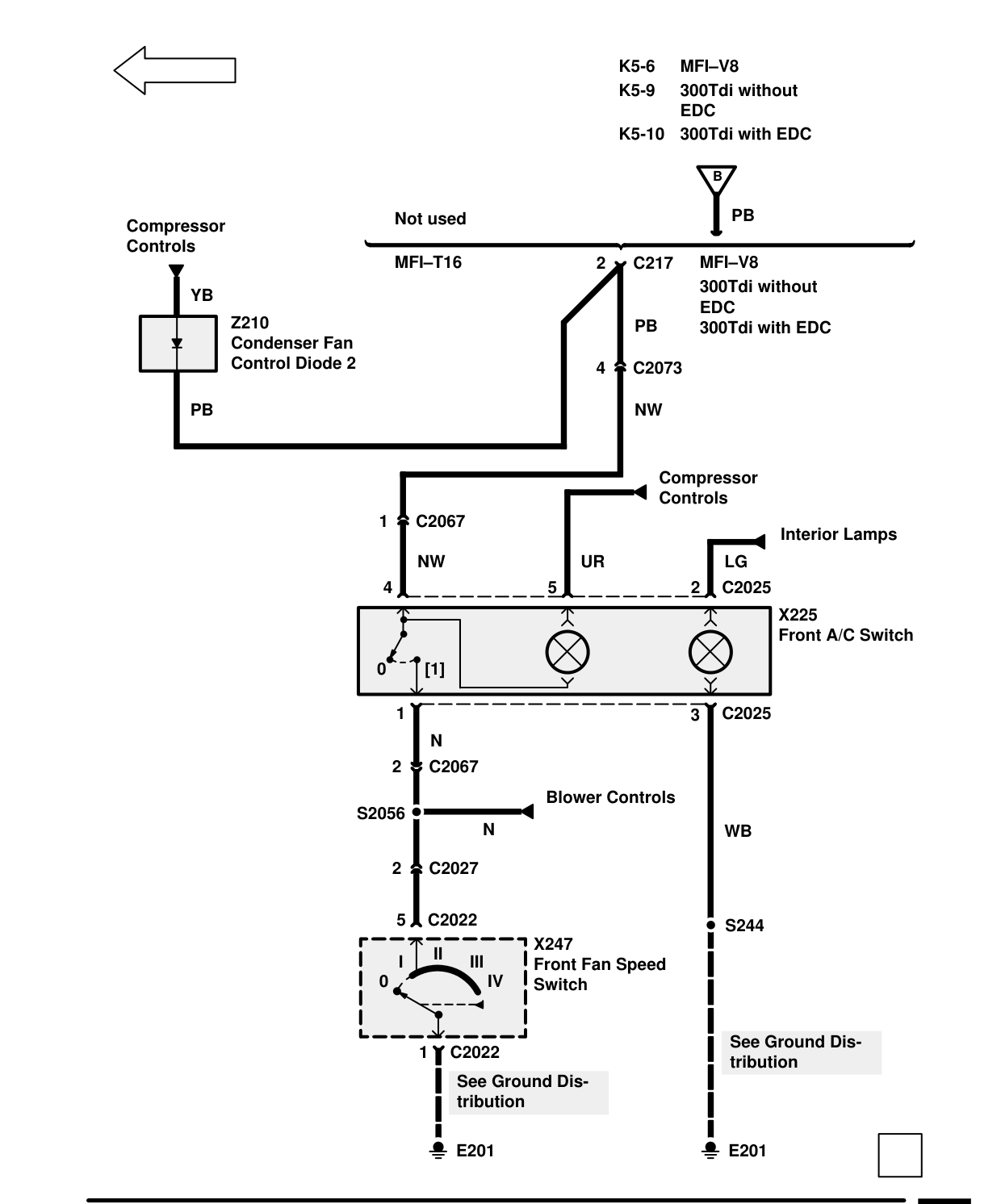 Cooling Fans – Circuit Diagram