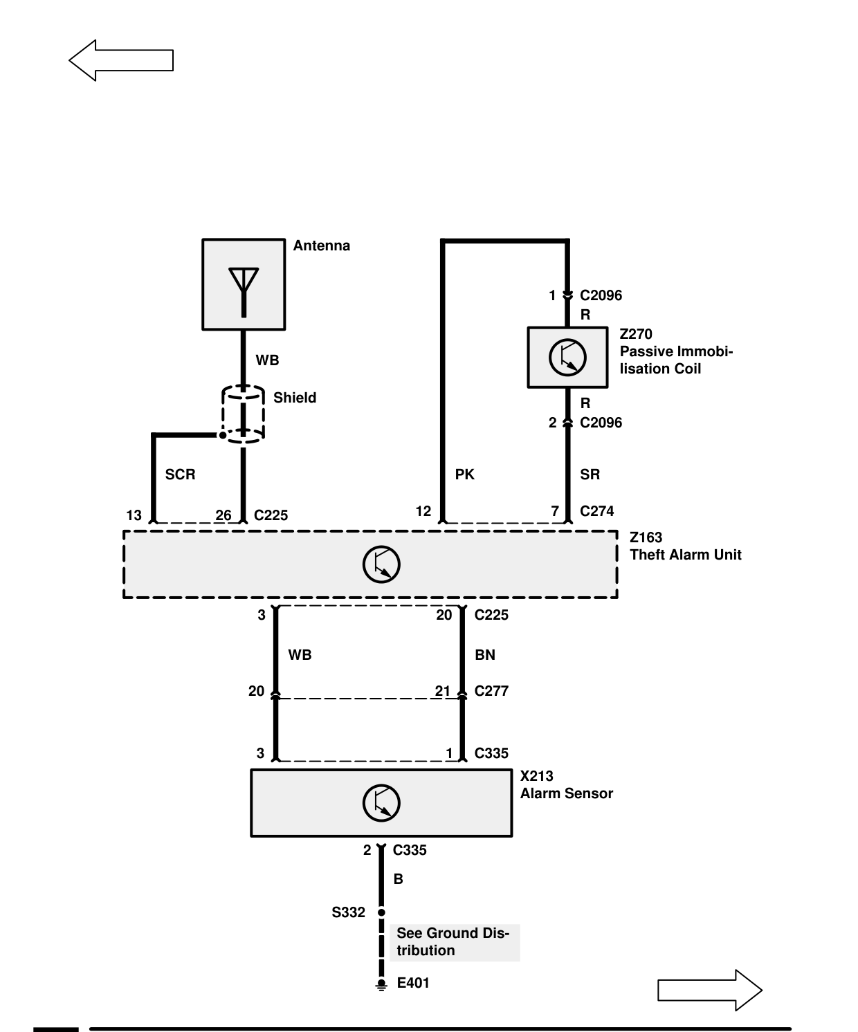 Theft Alarm System – Circuit Diagram