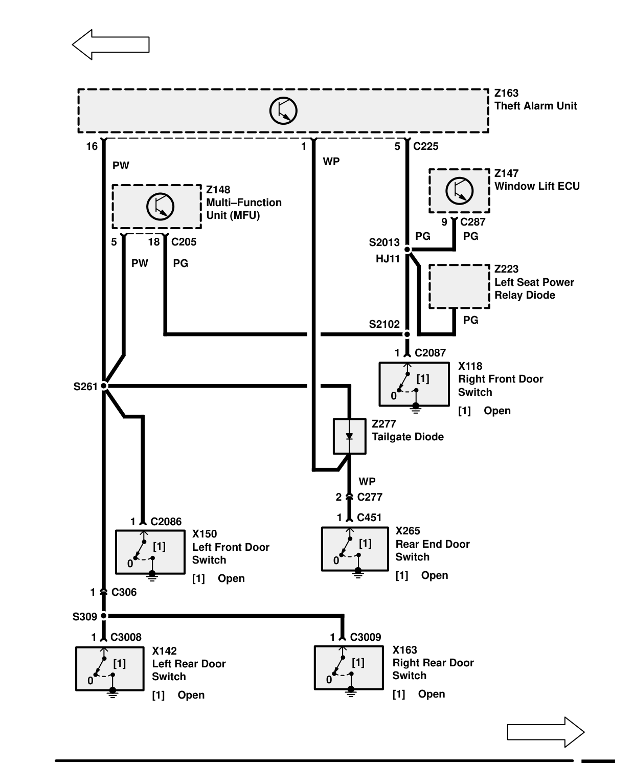 Theft Alarm System – Circuit Diagram