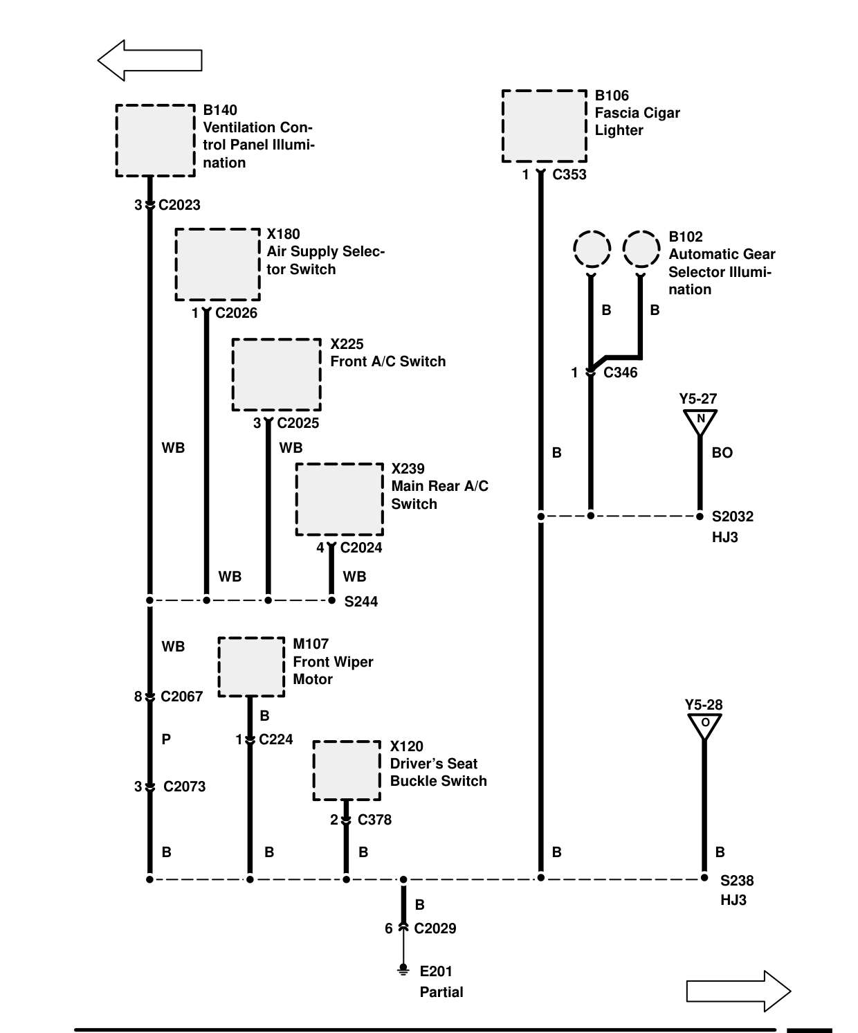 Ground Distribution – Circuit Diagram