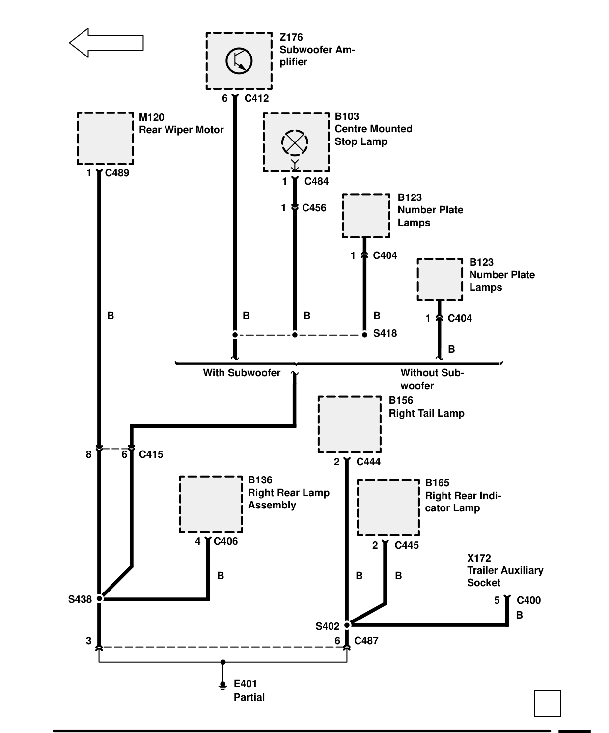 Ground Distribution – Circuit Diagram