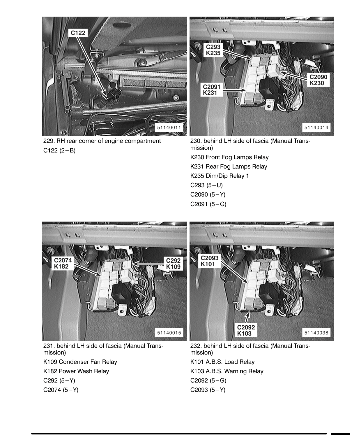 Component Location Views – Circuit Diagram