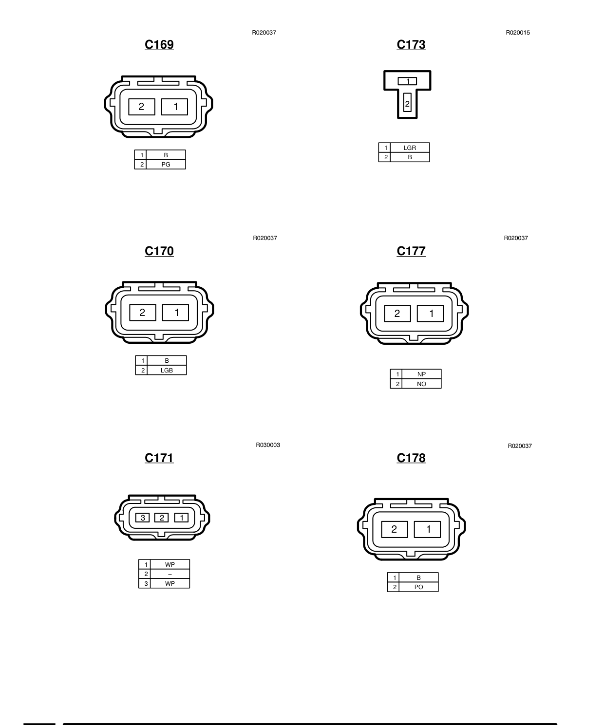 Connector Views – Circuit Diagram