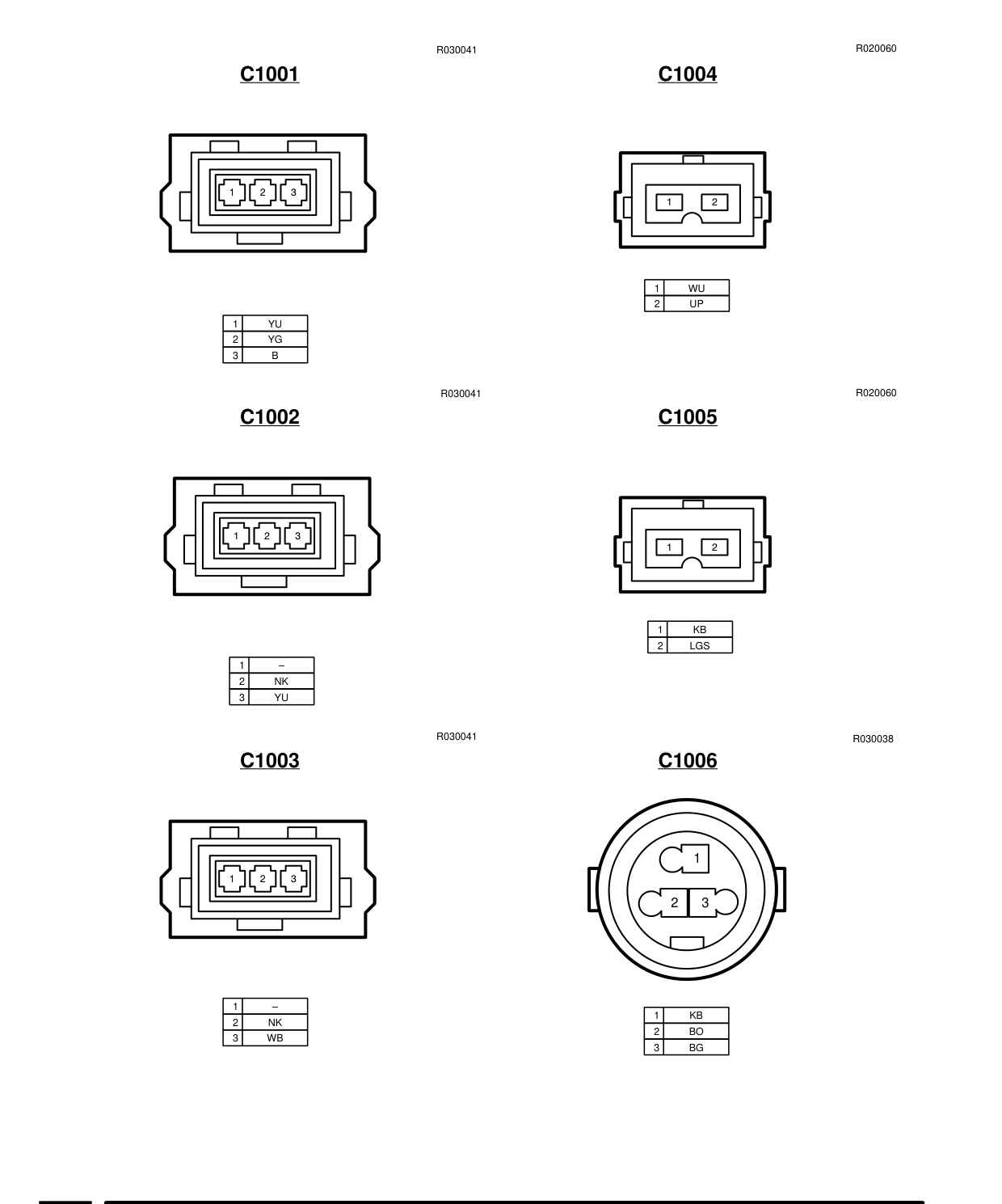 Connector Views – Circuit Diagram