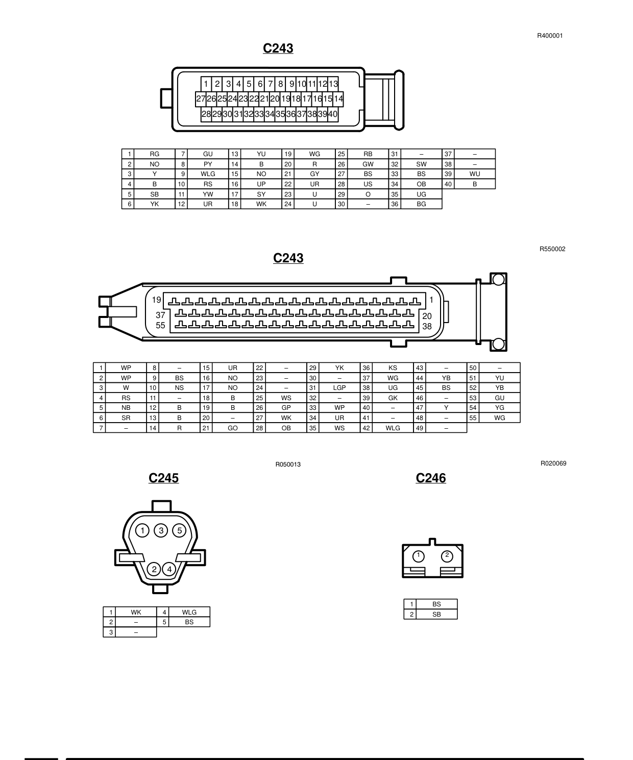 Connector Views – Circuit Diagram