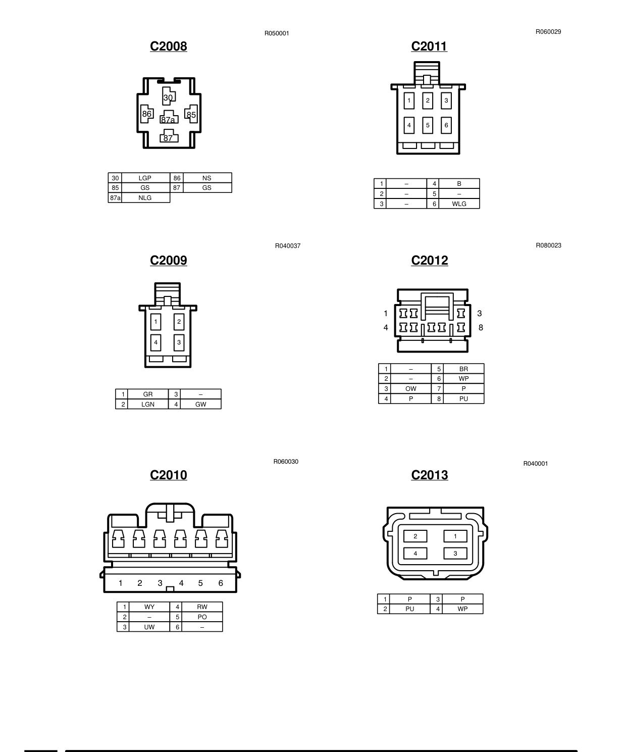 Connector Views – Circuit Diagram