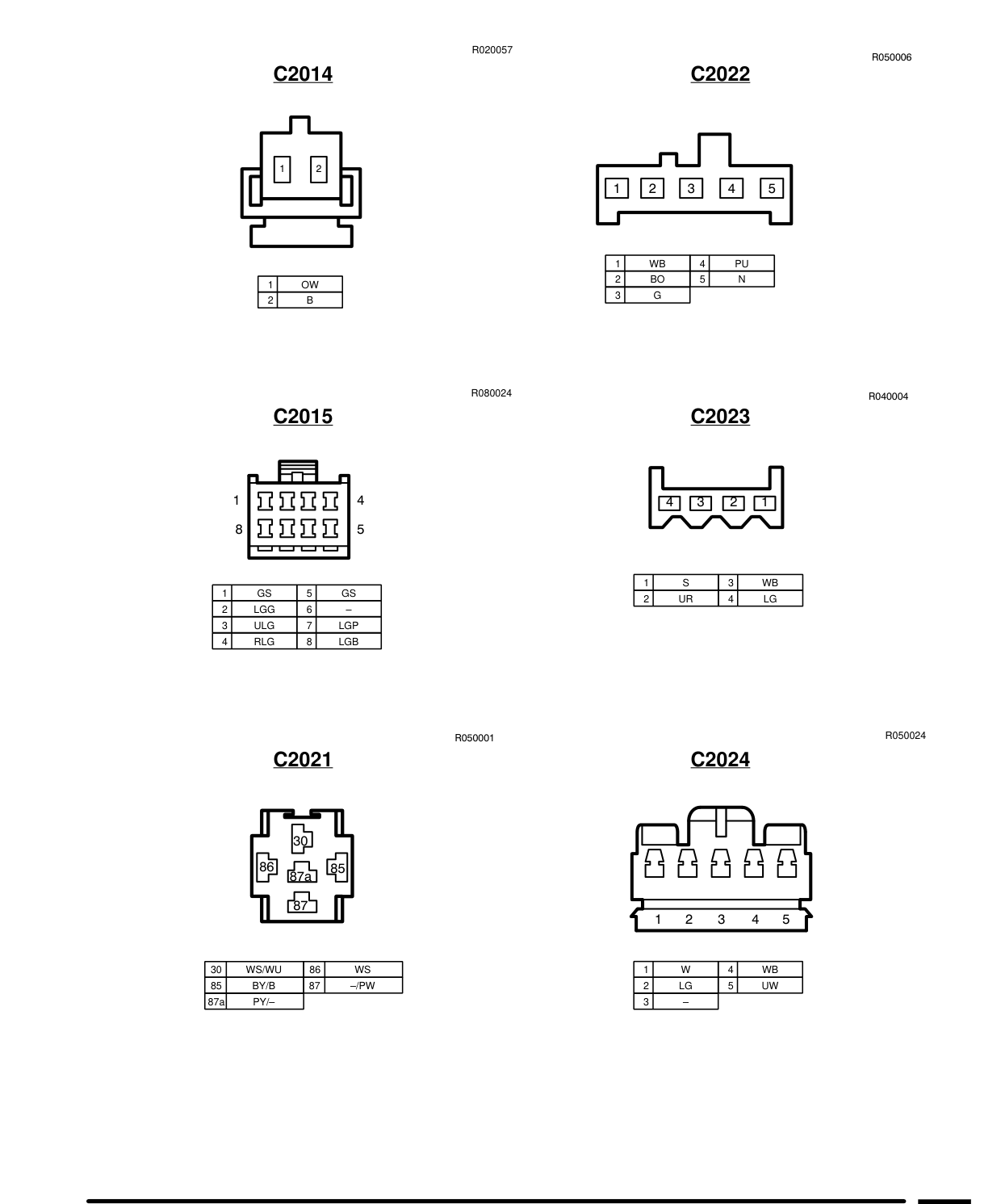 Connector Views – Circuit Diagram