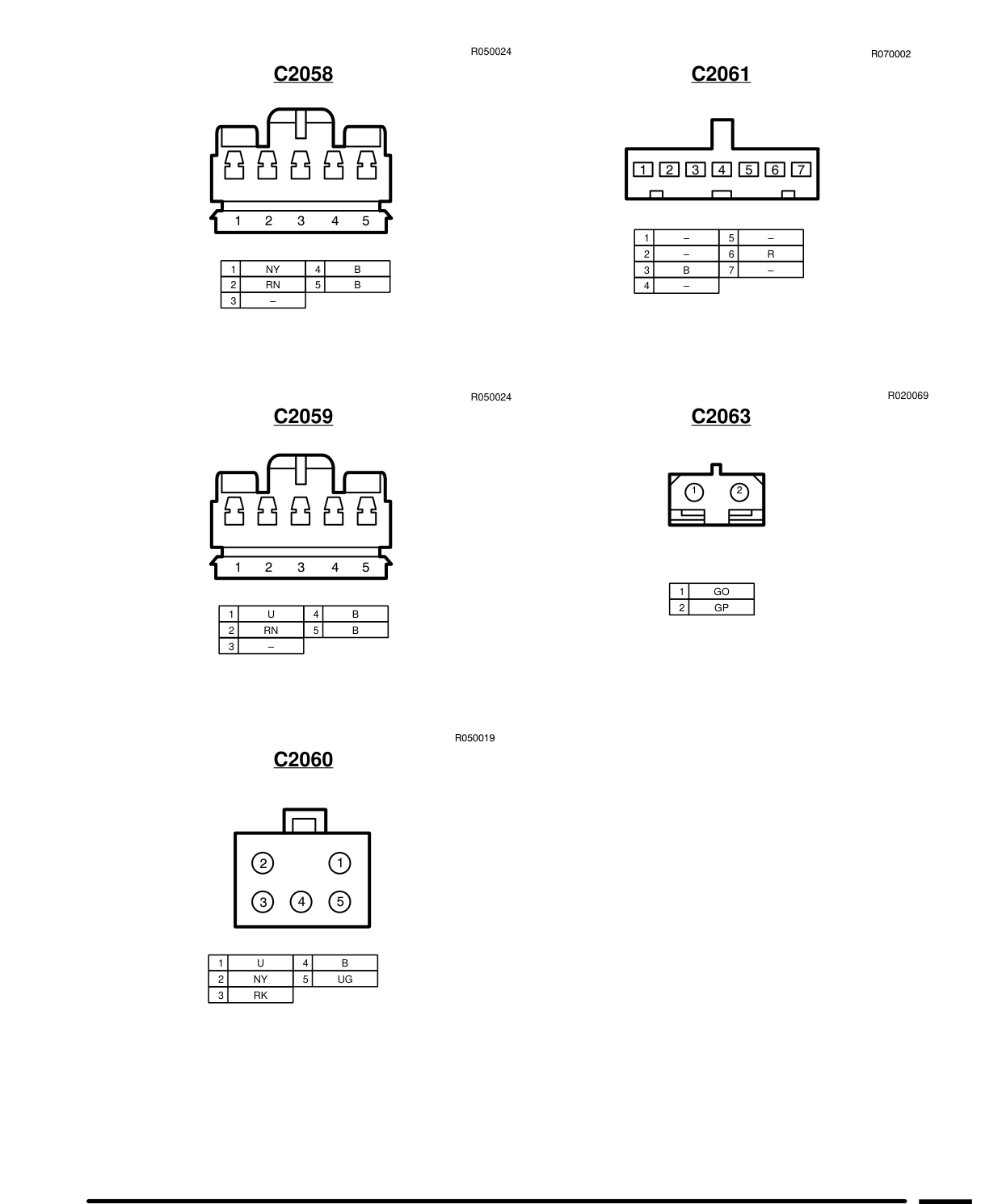 Connector Views – Circuit Diagram