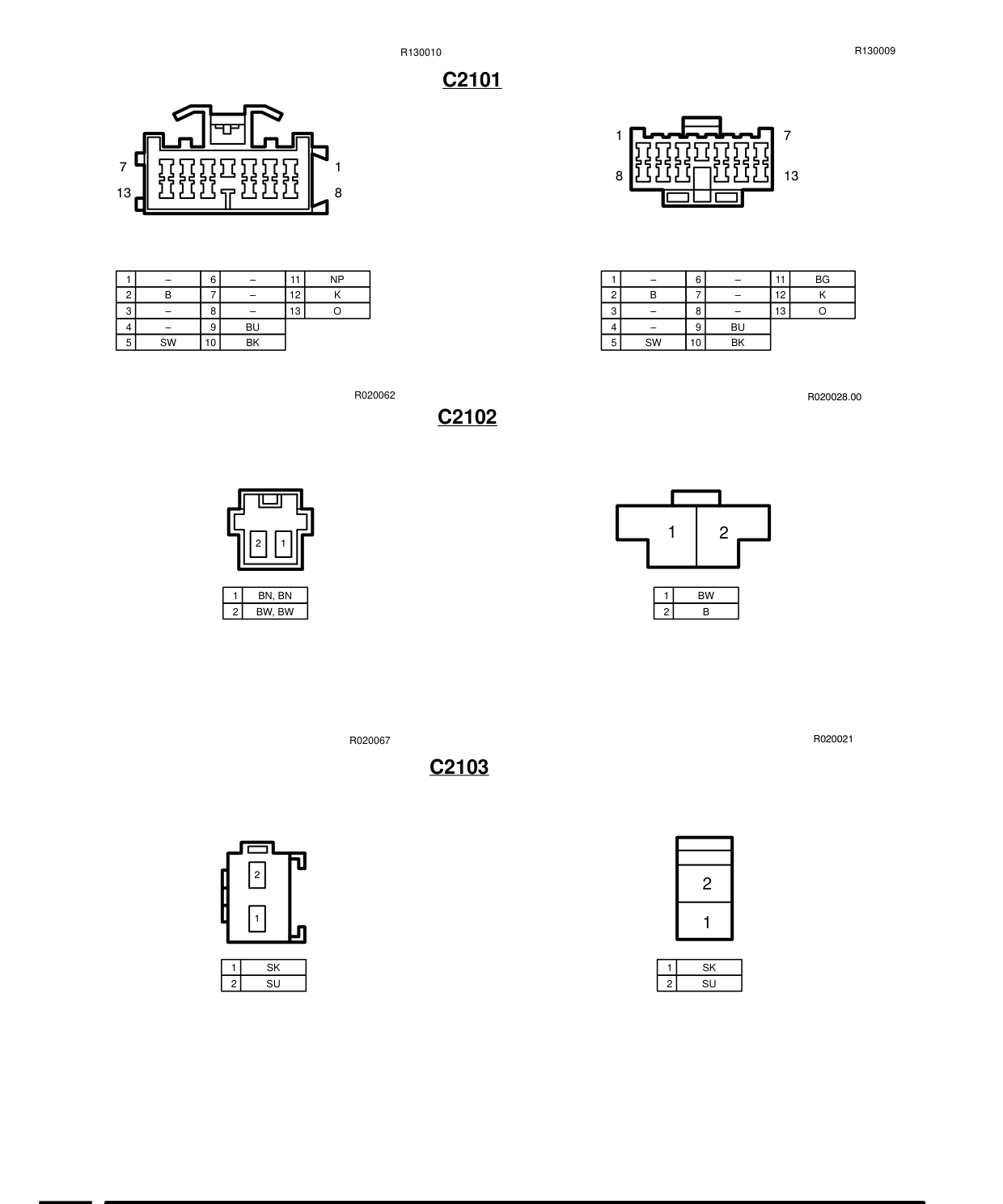 Connector Views – Circuit Diagram