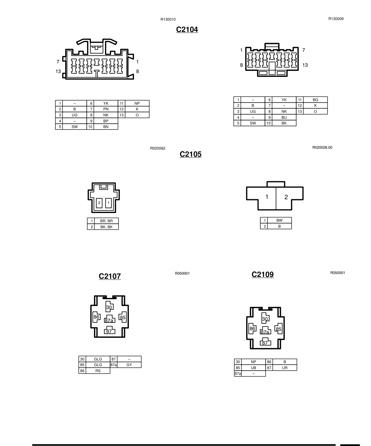 Connector Views – Circuit Diagram