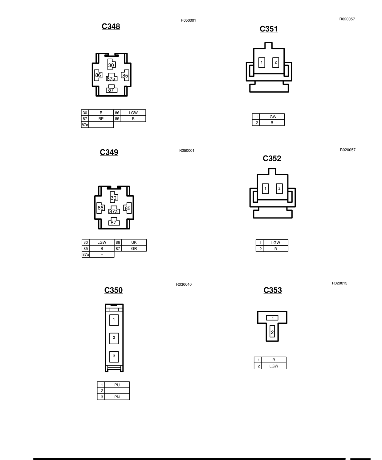 Connector Views – Circuit Diagram