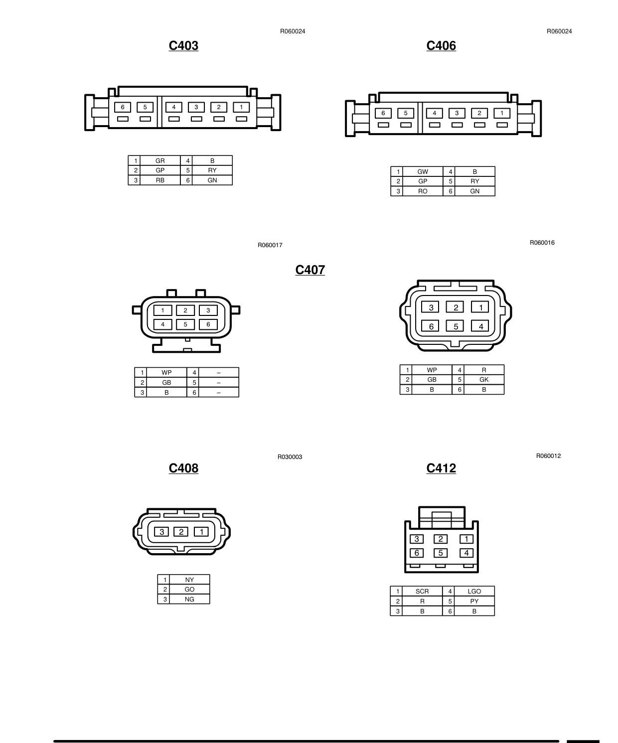 Connector Views – Circuit Diagram