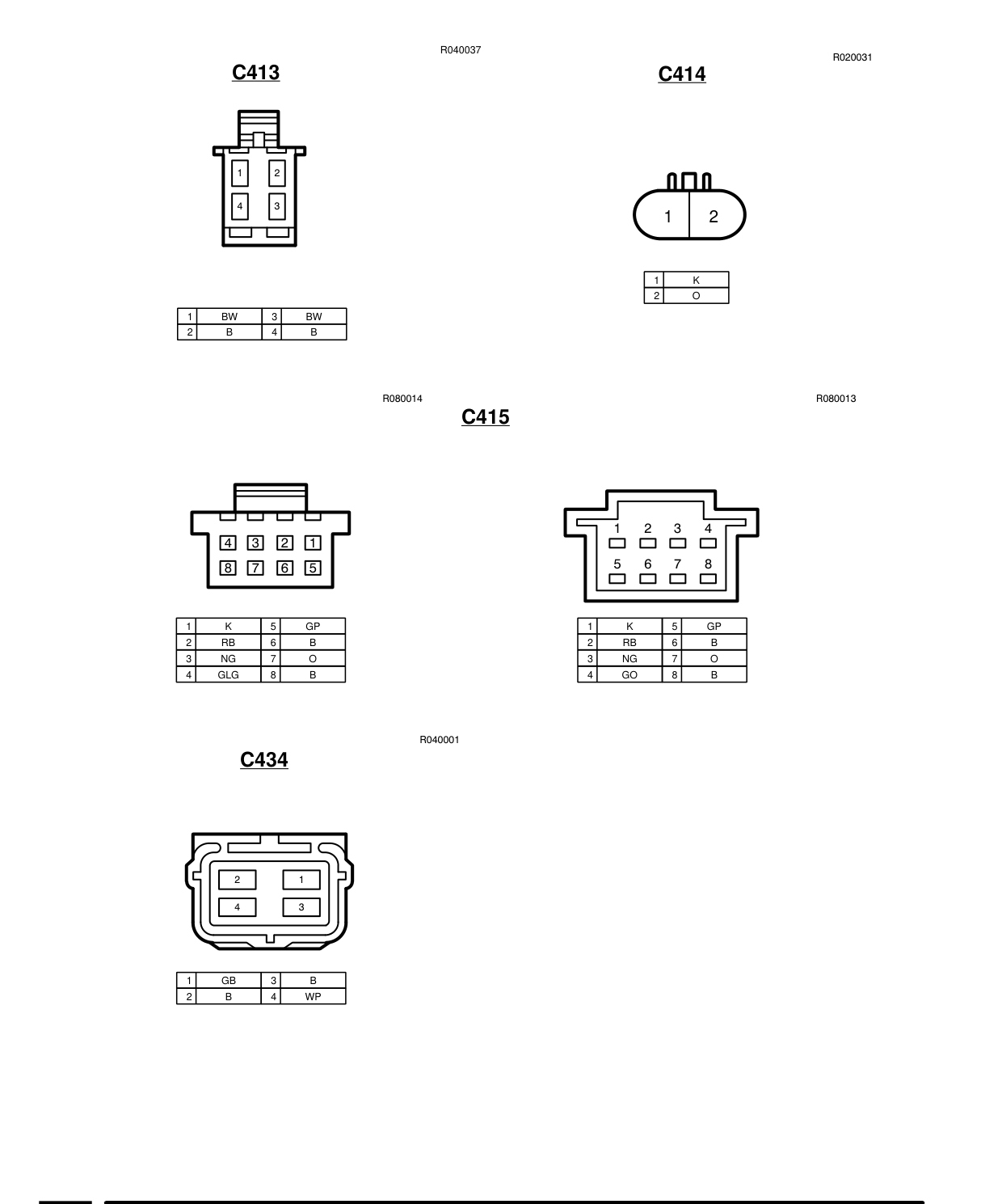 Connector Views – Circuit Diagram