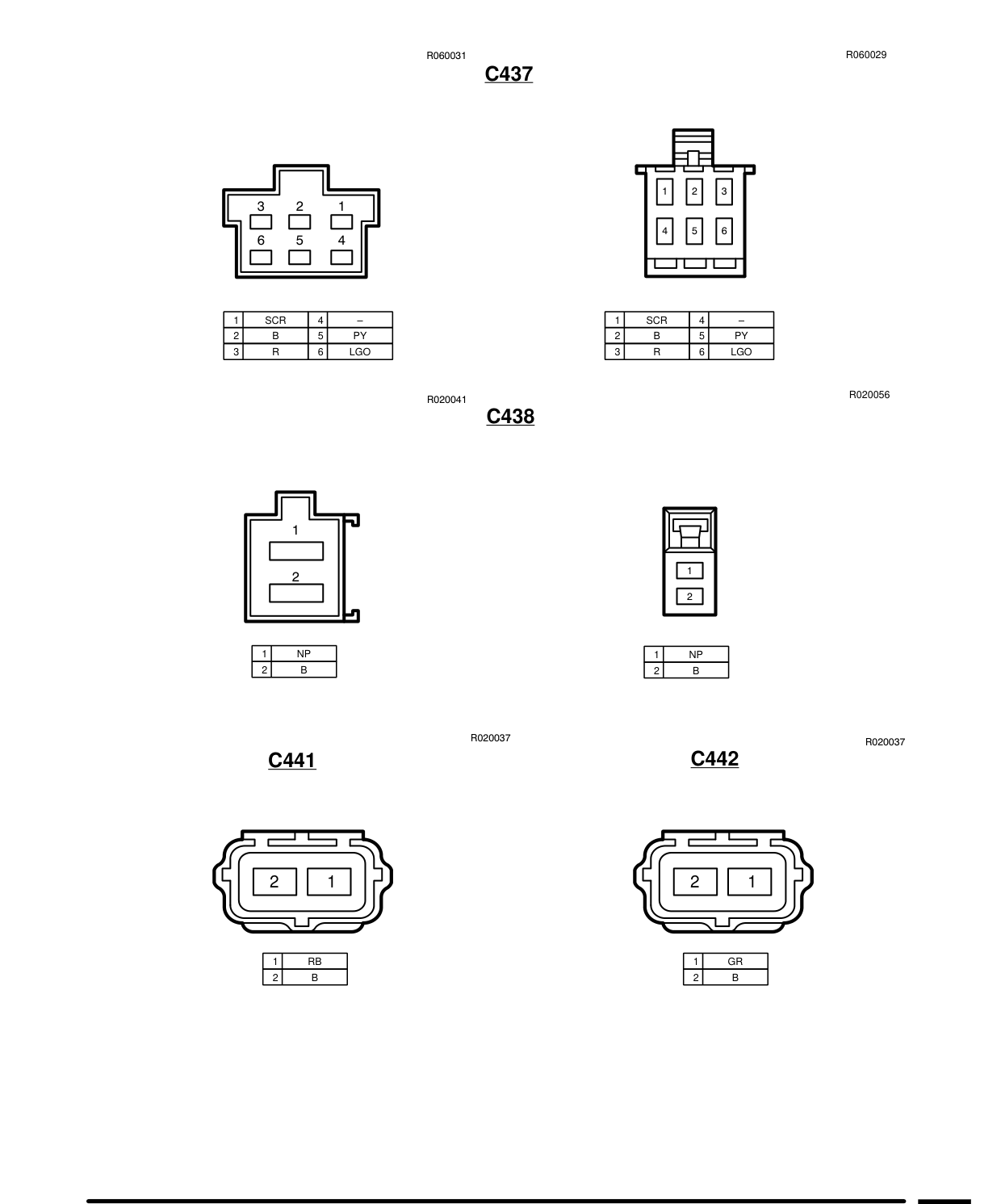 Connector Views – Circuit Diagram