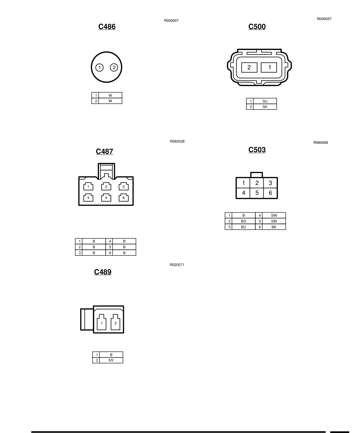 Connector Views – Circuit Diagram
