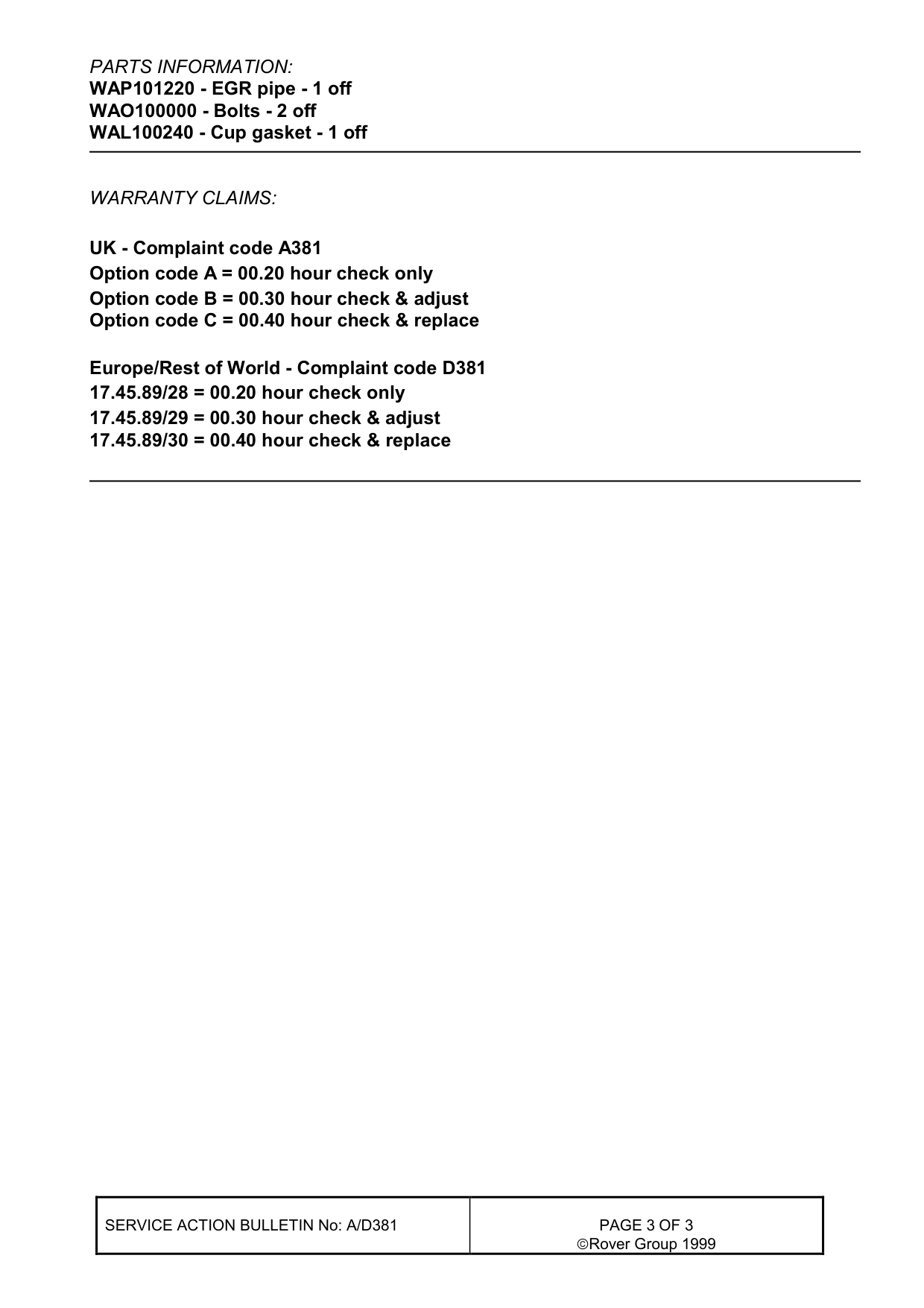 Egr Pipe Crack/Gas Leaks – bulletin page 3