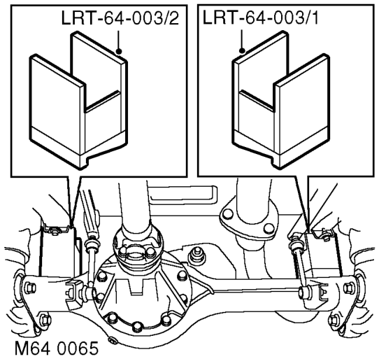 Sls calibration blocks – Ensure contact faces of calibration blocks LRT- 64-003/1 and LRT-64-003/2 are clean.