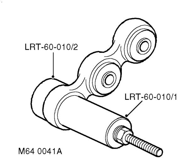 Models with sls: – Clean bush locations in transverse links and pivot housing.