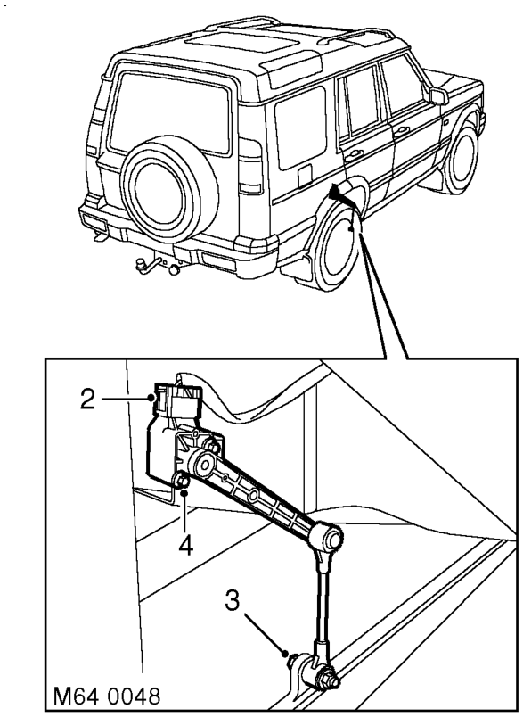 Remove remove – Raise rear of vehicle.