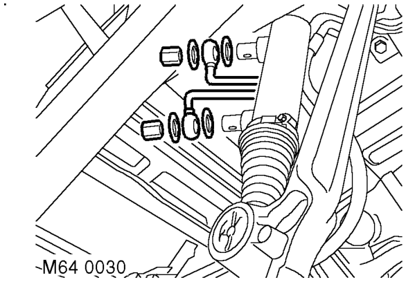 Models with sls: – Position container to collect fluid spillage.