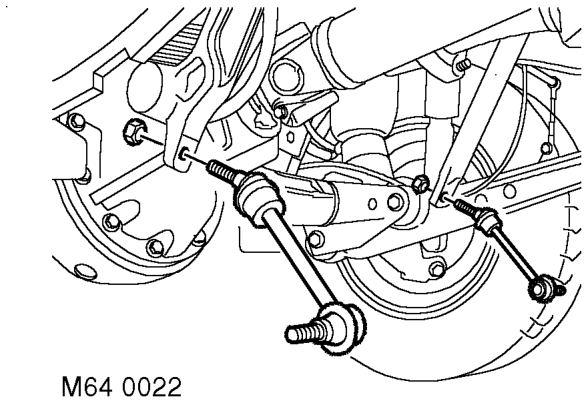 Models with sls: – Pull torsion bar down for access to actuator.