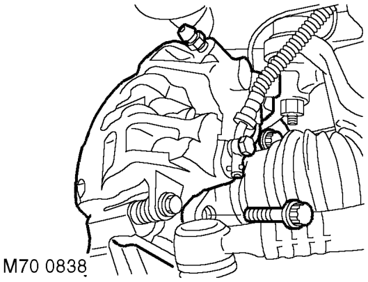 Brake disc - front – Remove road wheel(s).