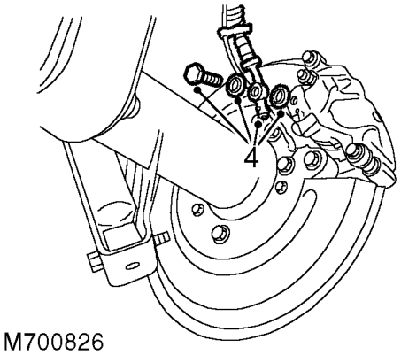 Clamp brake hose to prevent fluid loss.