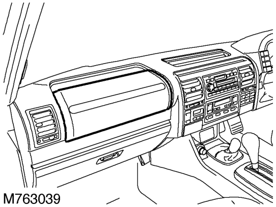 Passenger airbag module