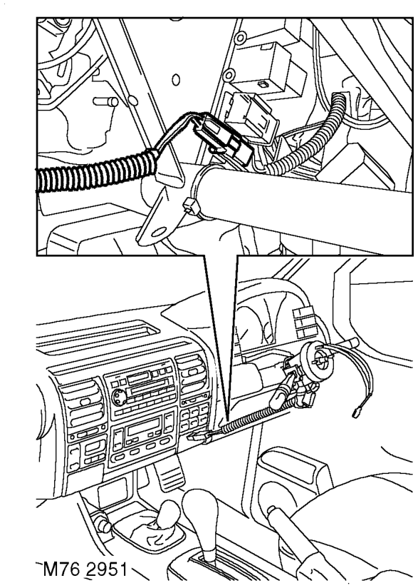 Rotary coupler – Remove steering wheel.  STEERING, REPAIRS, Steering wheel.
