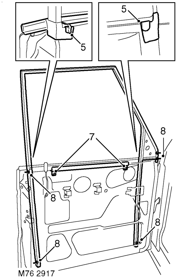 Remove inner waist seal.