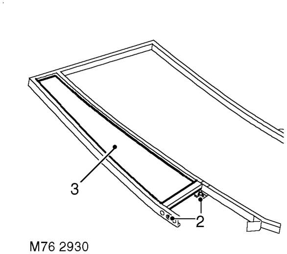 Quarter light – Remove rear door glass.  DOORS, REPAIRS, Glass - front or rear door.