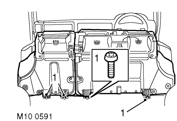 Seats and seat belts – Rear seat rear fixings