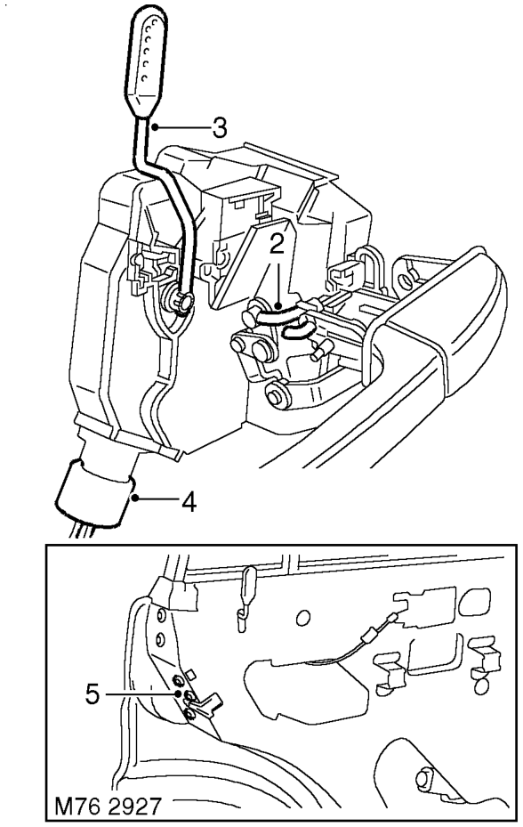 Latch and motor - rear door – Remove rear door frame.  DOORS, REPAIRS, Glass - front or rear door.