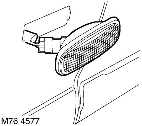 Wing - front - from 03my – Remove 6 screws securing wheel arch liner extension panel to the front bumper and remove t