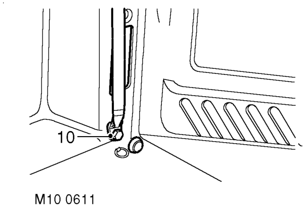Check tightness of accessible seat belt fixings.
