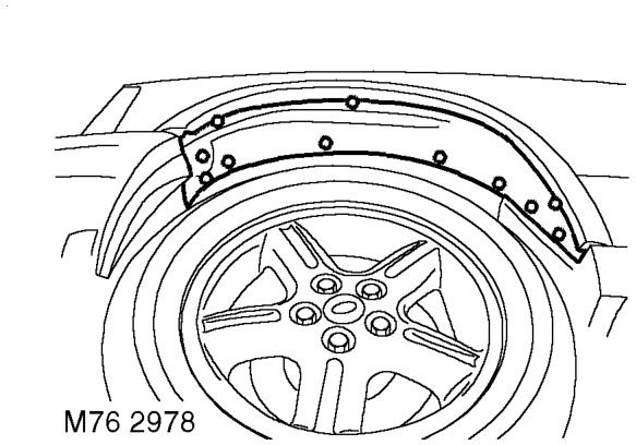 Liner - wheel arch - front – $% 76.10.48