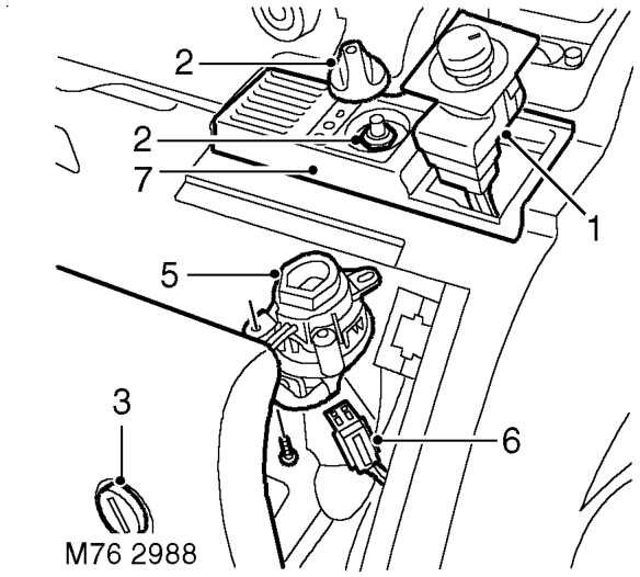 Panel - auxiliary switch – $% 76.46.38