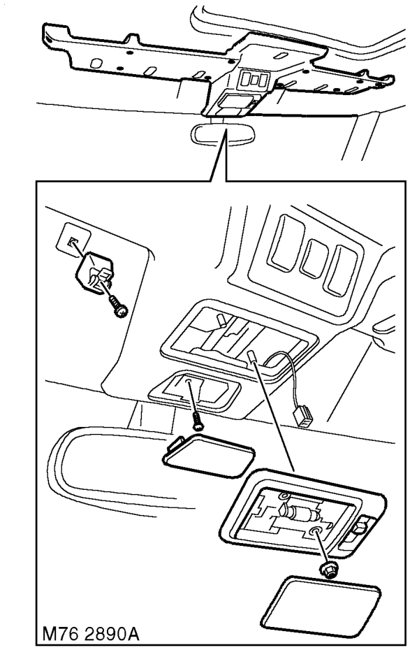 Headlining – Repeat process for second sun visor.