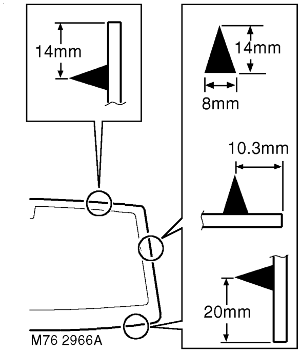 Glass - body side - rear